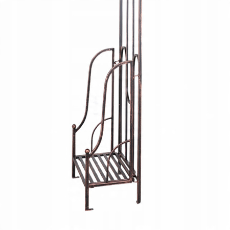 PERGOLA OGRODOWA 173 x 51 x 260 CM ANTYCZNY BRĄZ *1449