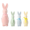 VELIKONOČNÍ OZDOBY - ZAJÍČEK 8 x 8 x 23 CM MIX 4 BAREV *9618