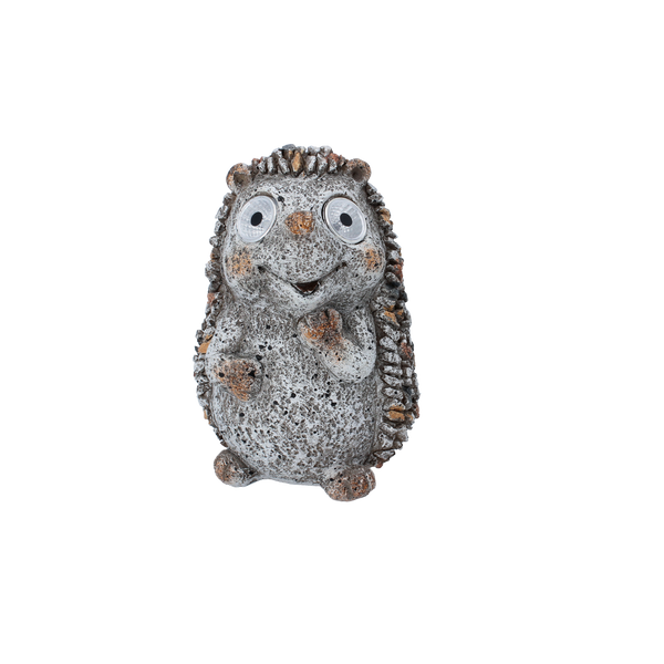 ZAHRADNÍ FIGURKA - JEŽEK S SVĚTLOMICÍ OČIMA 13 x 12 x 18,5 CM LED balení=4ks *7904