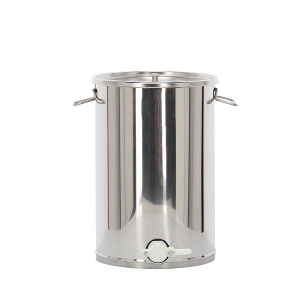 ODSTOJNIK 40 L Z PLASTIKOWYM ZAWOREM, POKRYWĄ I UCHWYTAMI *1383