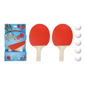 SET. TABLE TENNIS RACKETS + 3 BALLS*9567