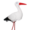 SMALL PLASTIC STORK ON WIRE *6015*
