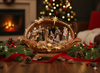 CHRISTMAS CRIB 33.5 x 9.5 x 23 CM