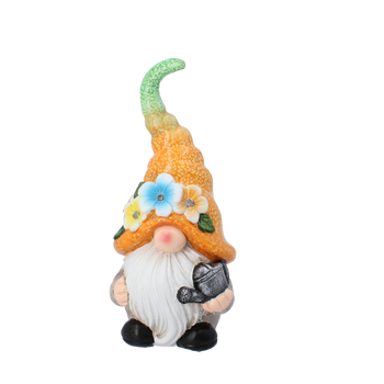 ZAHRADNÍ FIGURKA - SKŘÍTEK CHLAPEČEK / DÍVČÍK 11,5 x 9,6 x 23 CM LED balení=2ks *7737