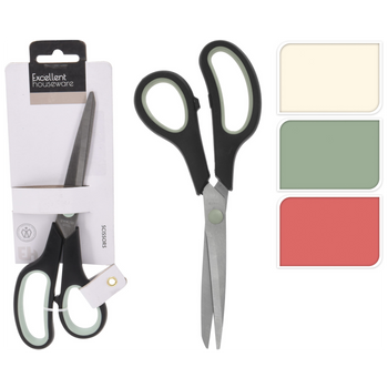 SCISSORS 21CM 3 COLORS*1092