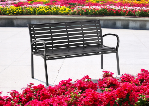 BANCĂ PENTRU GRĂDINĂ 125 x 60 x 80 ÎNTUNECATĂ *5842