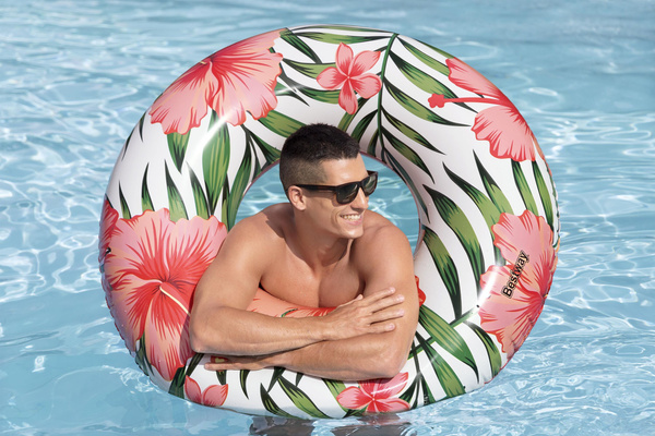 KOŁO PLAŻOWE DMUCHANE PALMA 119CM *2183