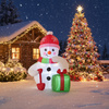 INFLATABLE SNOWMAN LED 180 CM