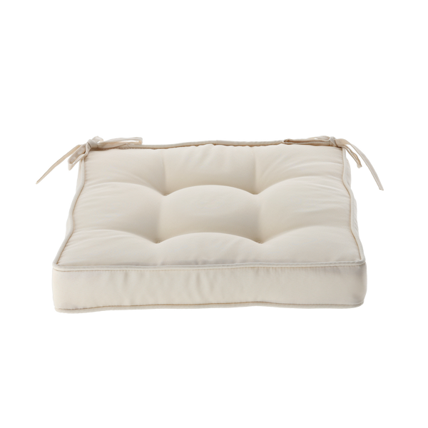 PODUSZKA NA KRZESŁO 40 x 40 x 6 CM BEŻOWA