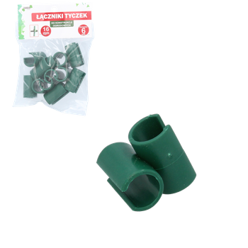 Set de 6 conectori pentru țevi de 16 mm *6447