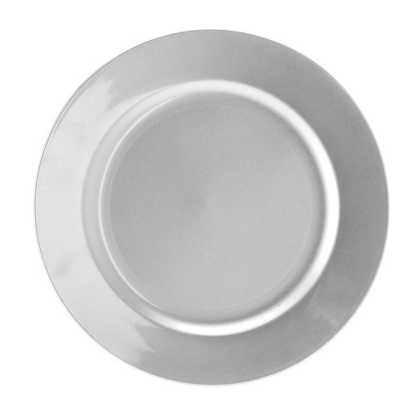 PLATE 33 x 33 x 2 CM SILVER