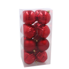 KPL. 16 BOMBEK 8 CM ČERVENÝ / ZLATÝ / STŘÍBRNÝ *3788