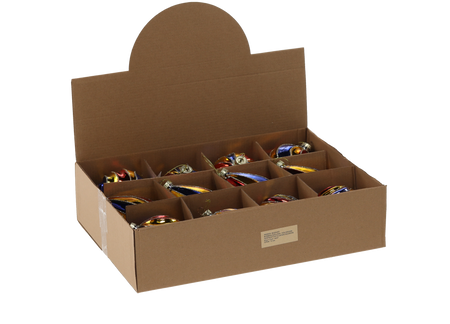 BOMBĂ DE STICLĂ - CONFETTI COLORATE MIX DE MODELE disp=12buc *4457
