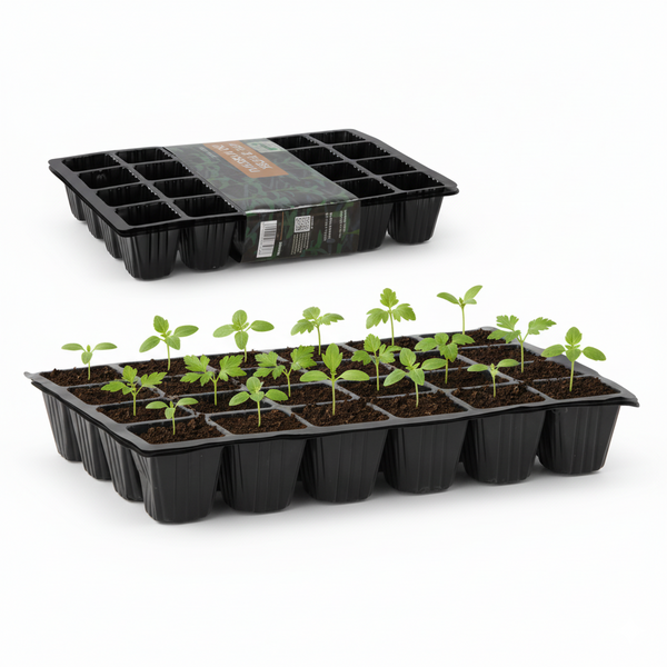 SET 3 FARFURII DE CULTIVARE/PENTRU SEMĂNAT DIN PLASTIC 24 CELULE