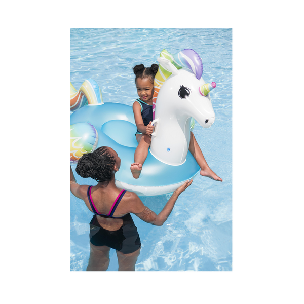 Bestway® 61" x 47"/1.55m x 1.19m Fantasy Unicorn Ride-On