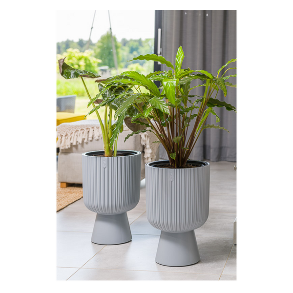 KVĚTINÁČ KELI MIKA 300MM PLATINA*7699