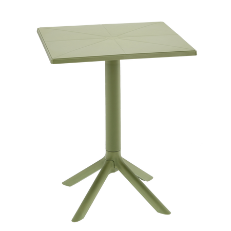 SQUARE GARDEN TABLE 60 x 60 x 77.5 CM GREEN