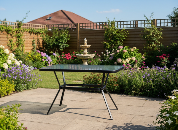 STOLIK OGRODOWY PROSTOKĄTNY 110 x 60 x 70 CM