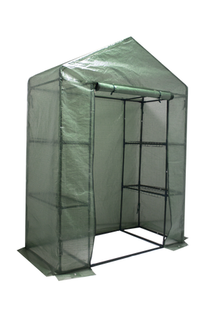 Garden Greenhouse with Shelves Green 140 x 73 x 200 CM