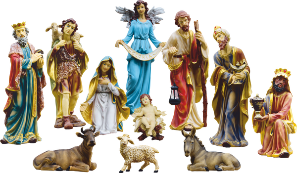 SADA FIGÚR BOZKODIN 11 KS. do 80 CM polyresin *0503