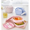 LUNCH BOX PODWÓJNY ZE SZTUĆCAMI *3139