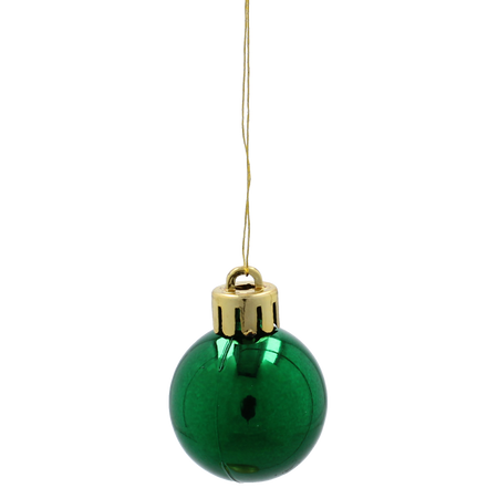 KPL. 16 BOMBEK ÎN TUB DE 3 CM VERDE / ROȘU *3658
