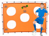 BRAMKA PIŁKARSKA "CHAMPIONS" Z SIATKĄ I MATĄ CELOWNICZĄ - 213 x 152 x 75 CM