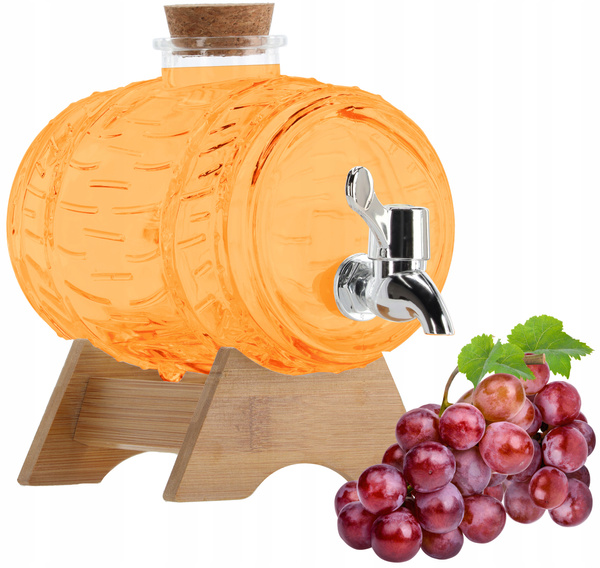 BECZUĹKA 1,5 L NA DŘEVĚNÉ PODSTAVĚ S KOHOUTKEM *5711