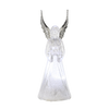 CHRISTMAS DECORATION - SMALL LED PLASTIC ANGEL 4 x 4 x 11 CM ASSORTED DESIGNS disp=12pcs