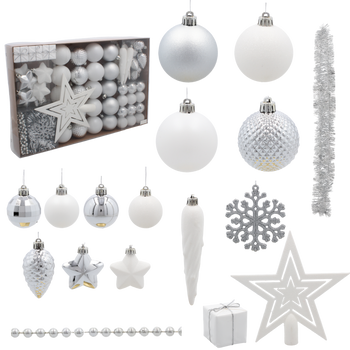 KPL. 60 SILVER / WHITE BOMBS *3719