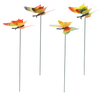 DECORATION ON A STAKE FOR A PLANT POT/GARDEN – BUTTERFLY 10 CM / 50 CM