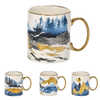 PORCELÁNOVÝ HRNEK 435 ML HORY MIX VZORŮ balení=12ks *7970