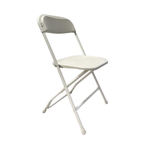 KRZESŁO CATERINGOWE SKŁADANE 49,5 x 45 x 81 CM BIAŁE