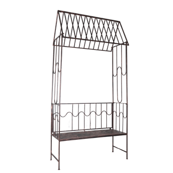 GARDEN PERGOLA WITH BENCH