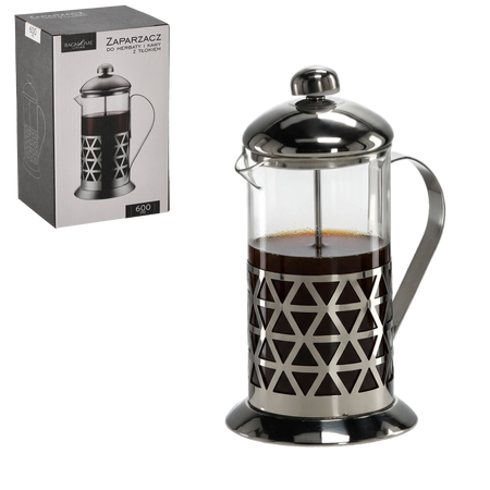 ČAJOVÝ A KÁVOVÝ VAŘIČ 600 ML S PLOCHOU *1441
