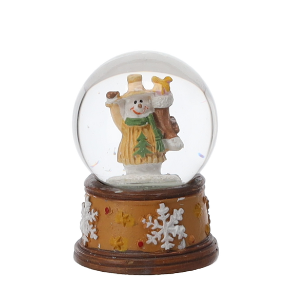 BULGĂ DE CRĂCIUN - DECORAȚIE DIN PINTECI 4,5 X 4,5 X 6,5 CM MIX DE MODELE disp=12 buc *5690