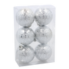 KPL. 6 BOMBEK 6 CM CZERWONY / ZŁOTY / SREBRNY *3832