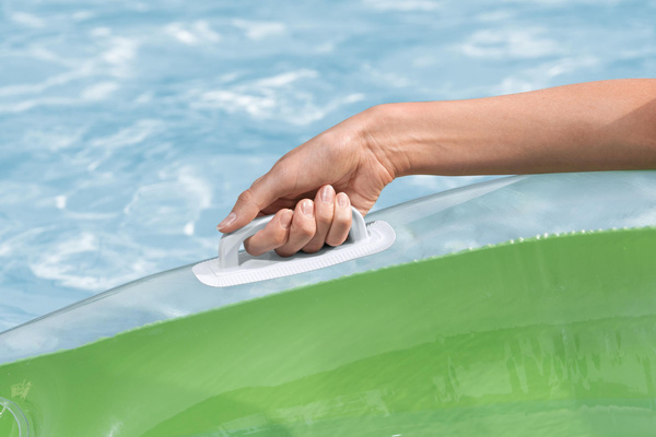 Nafukovacie kreslo na plávanie s madlami a držiakmi na nápoje 152 x 99 cm *6682