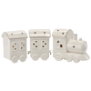 FIGURKA BOŻONAR. - TREN CU VAGOANE ALB 28.8 x 6.6 x 10.5 CM LED ambalare=1buc *1207