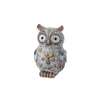 GARDEN FIGURINE - OWL WITH GLOWING EYES 12 x 10 x 18 CM LED pack=4 pcs