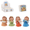 FIGÚRKA BOŽONAR. – ANJELIK MIX VZOROV 3 x 3 x 5 CM balenie=24 ks *5081