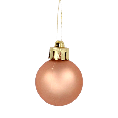 SET OF 60 CHRISTMAS ORNAMENTS OLIVE/COPPER/GRAPHITE MIX DESIGNS