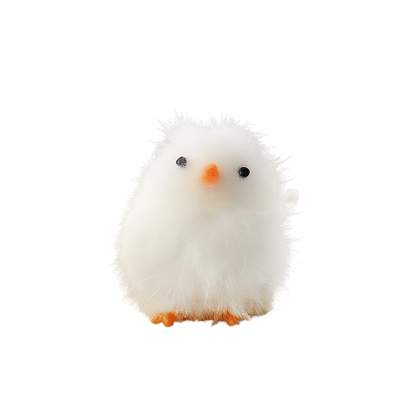 KPL. 10 KURCZAKÓW 18 x 8 x 6,5 CM PUCHATYCH ŻÓŁTY-BIAŁY *7817