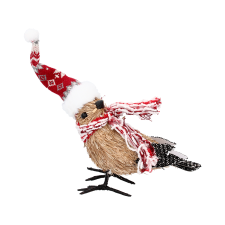 CHRISTMAS DECORATION - SPARROW 19 CM