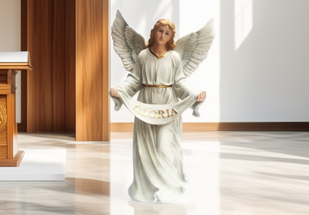 FIGURKA DO SZOPKI - ANIOŁ Z SZARFĄ 99 CM *9141