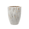 CERAMIC COVER FOR A POT 26 x 26 x 34,5 CM DECORATED