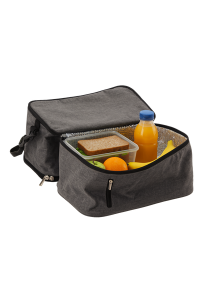 GEANTĂ TERMICĂ 26,7 x 17,8 x 28 CM 13L GRI CU DOUĂ INSERTURI RĂCITOARE *9257