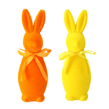 EASTER DECORATION - BUNNY 8 x 8 x 30 CM MIX 2 COLORS
