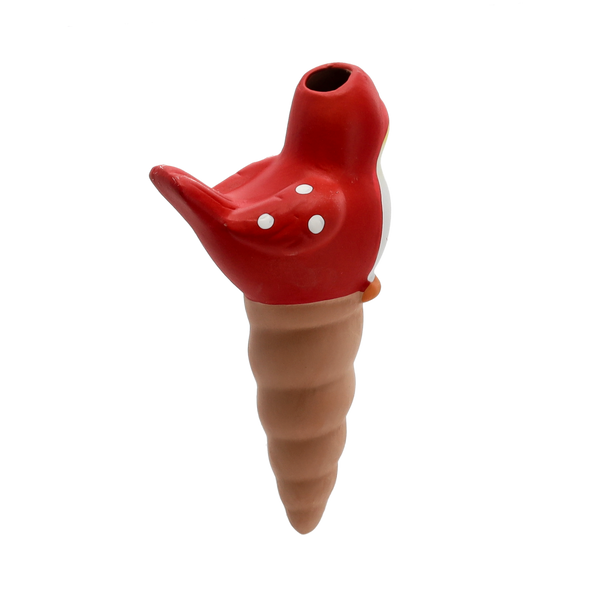 KERAMICKÝ ZÁVLAHOVÝ ROZPRAŠOVAČ 8.5 x 16.5 CM VTÁČIK - MIX FARIEB balenie=4ks *1992