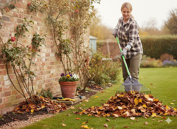 Regulovatelné koště-hrabičky s rukojetí z fiberglassu 150 cm 